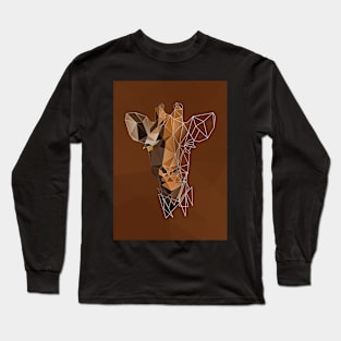 Low poly Giraffe Long Sleeve T-Shirt